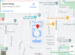 Lake Mirage Yacht Club map