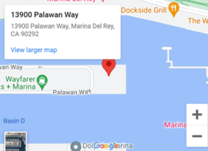 Santa Monica Bay Sailing Foundation map