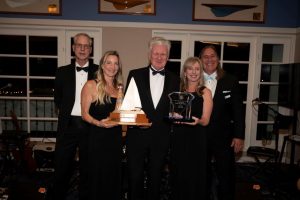 PRYC Receiving Cruising Club of the Year Trophy