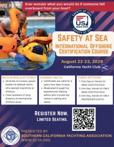 SCYA Safety at Sea SAS Aug 2026 Flyer