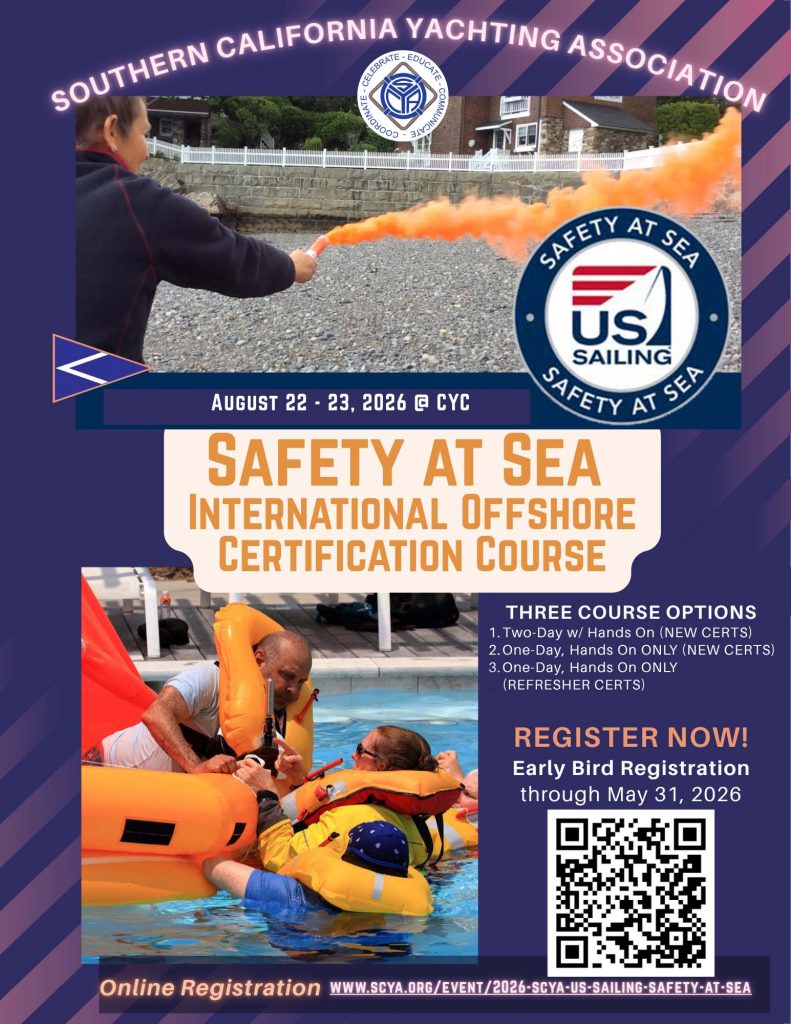 SCYA Safety at Sea SAS Aug 2026 Flyer